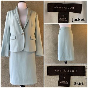 Ann Taylor Mint Green Skirt